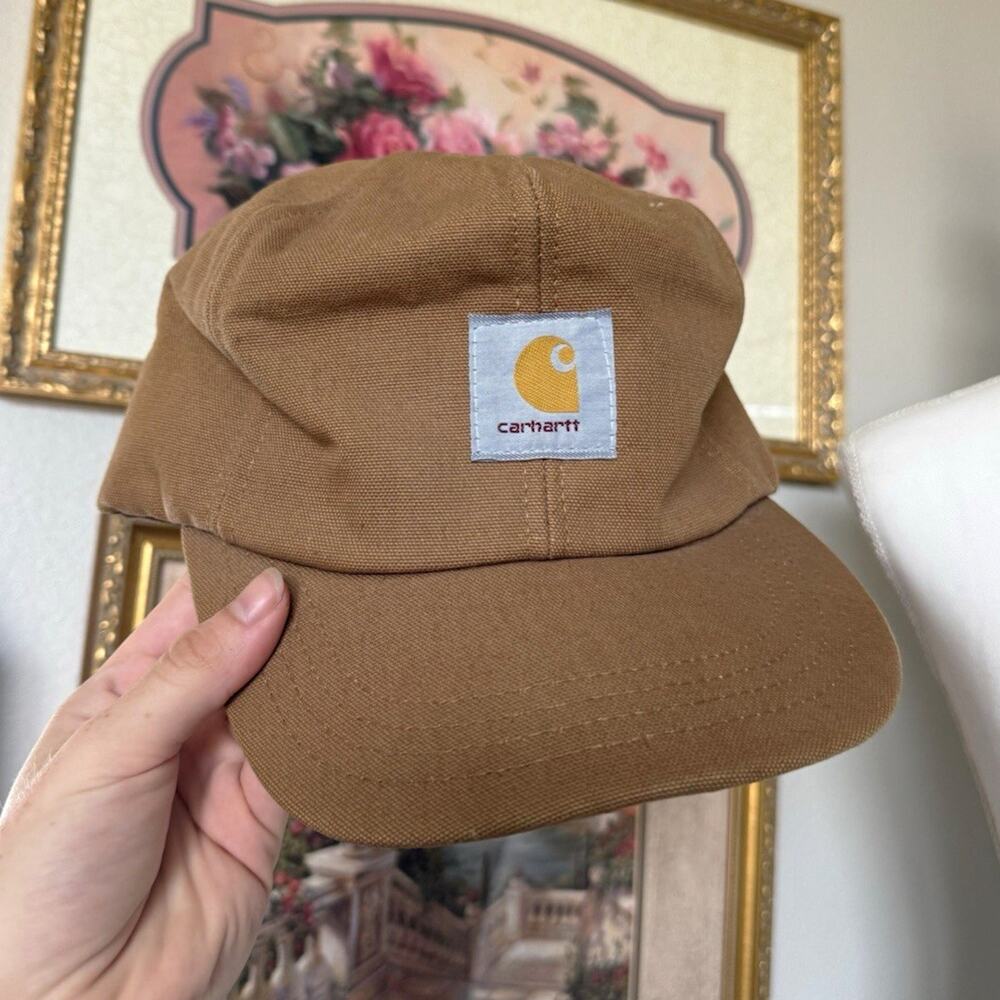 Carhartt Brown Army Cap, Insulated Lined, Unisex Adults Small, Fall/Winter USA